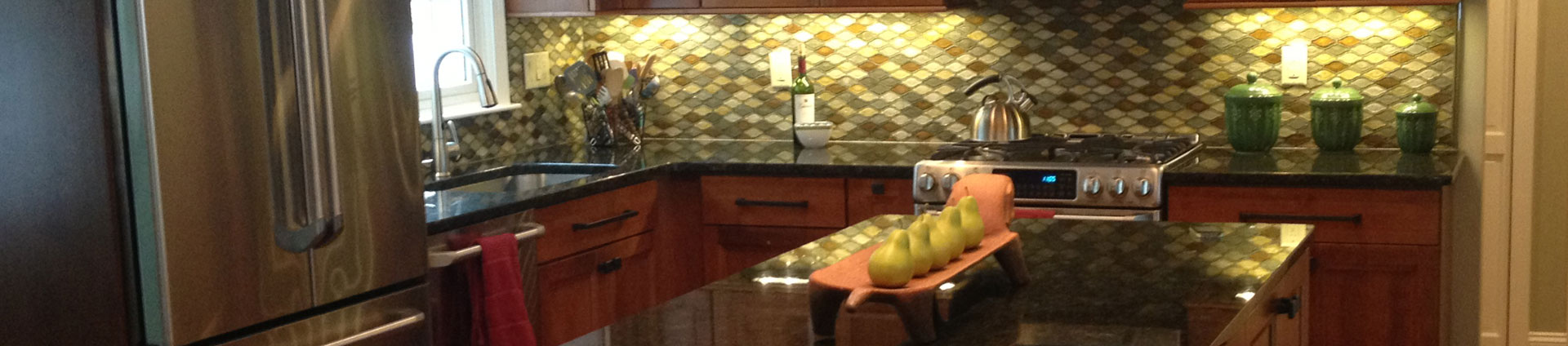 kitchen mosaic tile marblecounters contact